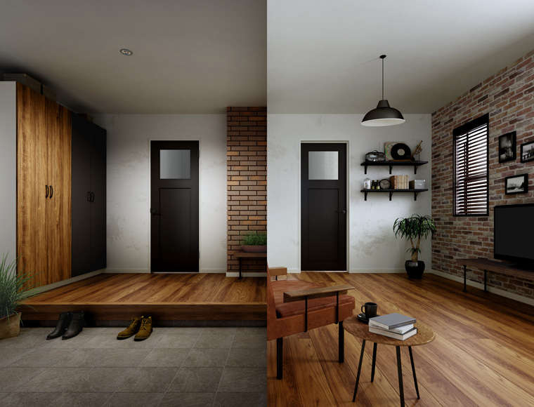 男前インテリア