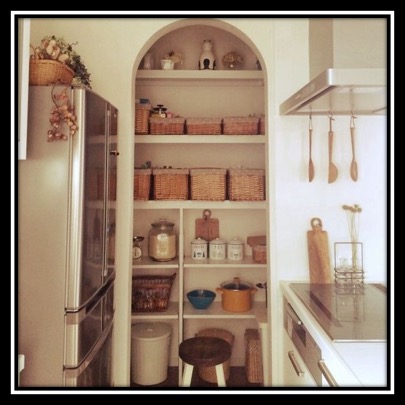 オシャレなパントリー