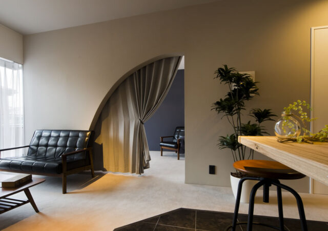 Cave　洞窟への入り口のような遊び心のある大人の上質空間【リノベーション】