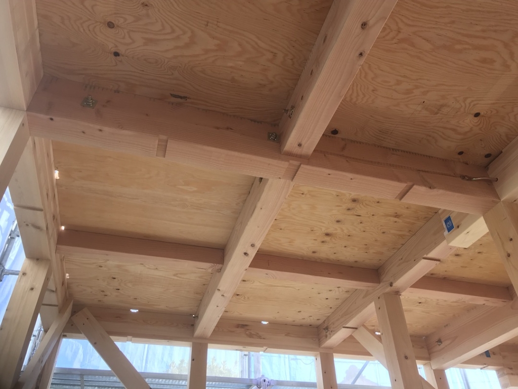 在来木造住宅の上棟