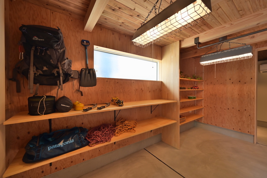 土間収納　安城注文住宅