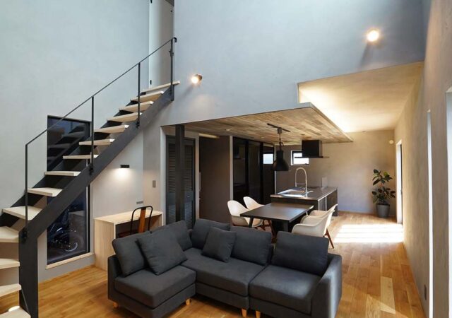 男前なブラックバイクガレージハウス【愛知県碧南市の注文住宅】