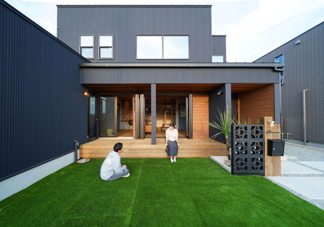 ドライガーデンのあるブルックリンスタイルハウス【愛知県豊田市の注文住宅】