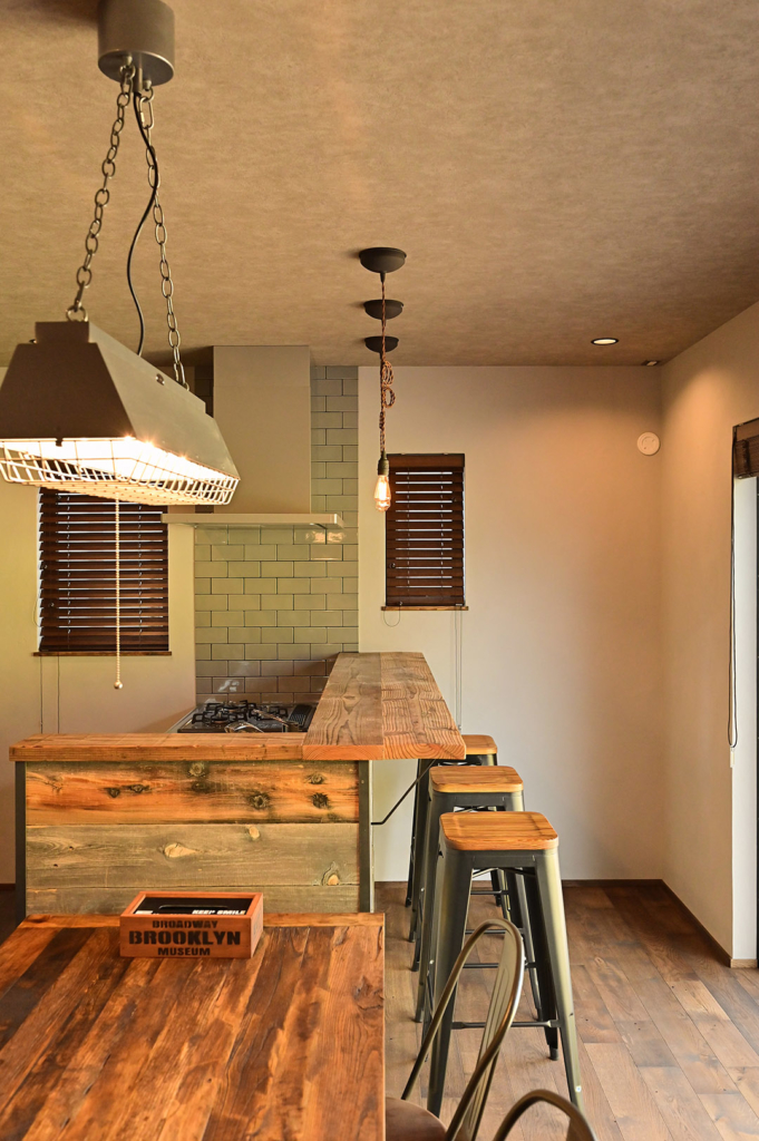 キッチン カウンター インダストリアル ブルックリン