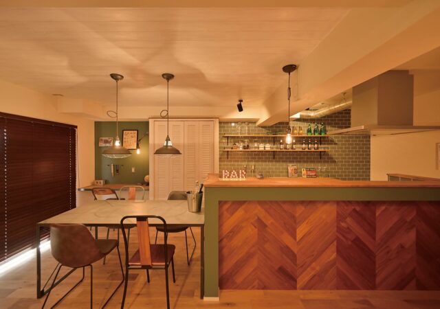 おうちカフェ＆バー　マンションリノベーション【愛知県岡崎市のリノベーション】