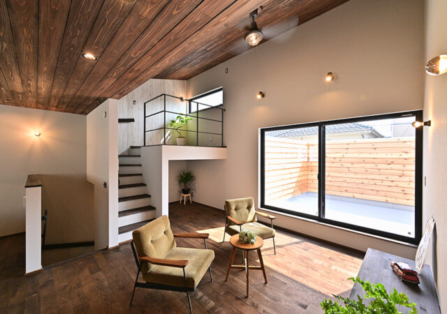 ２階リビングとインナーガレージのあるお家【愛知県名古屋市の注文住宅】