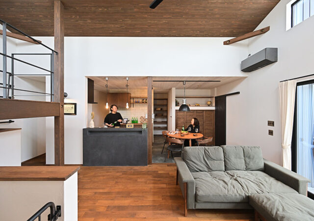 アメリカンヴィンテージスタイルハウス【愛知県豊田市の注文住宅】