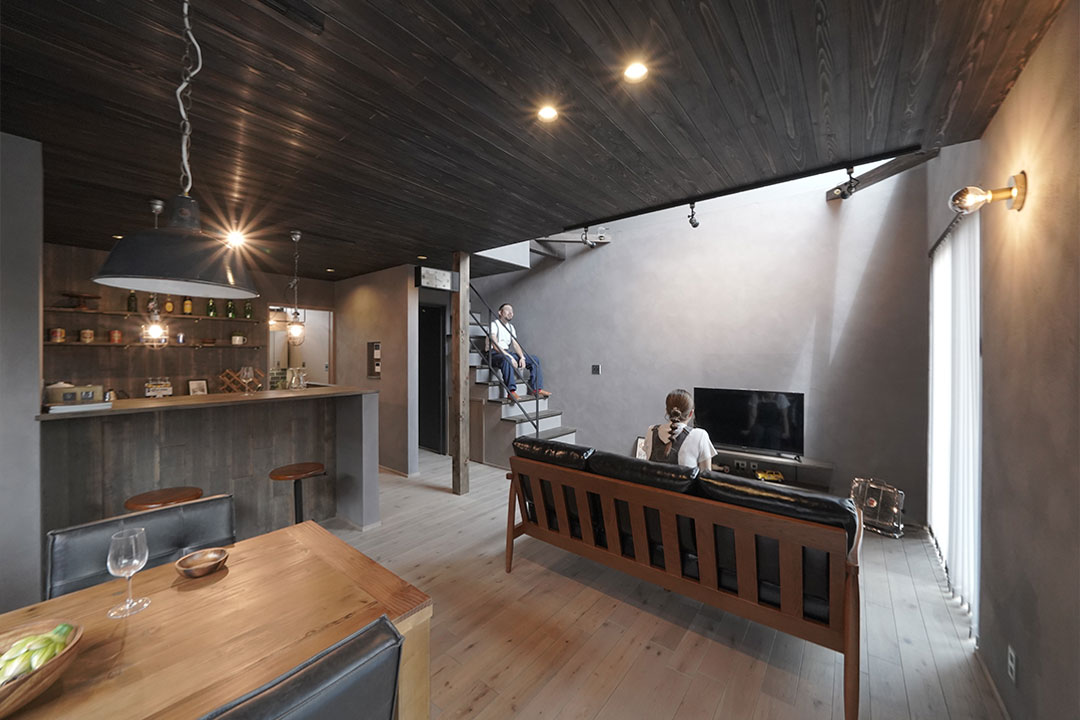 ダークヴィンテージスタイルハウス【愛知県豊川市の注文住宅】