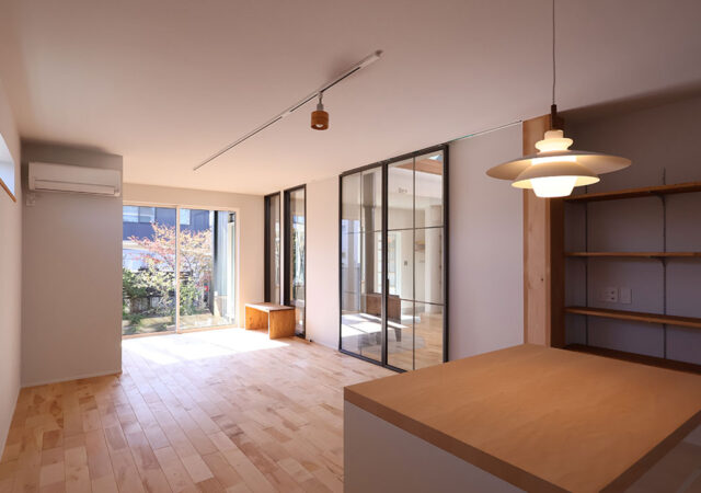 保護中: 薪ストーブのあるインダストリアルスタイルハウス【愛知県安城市のリノベーション住宅】