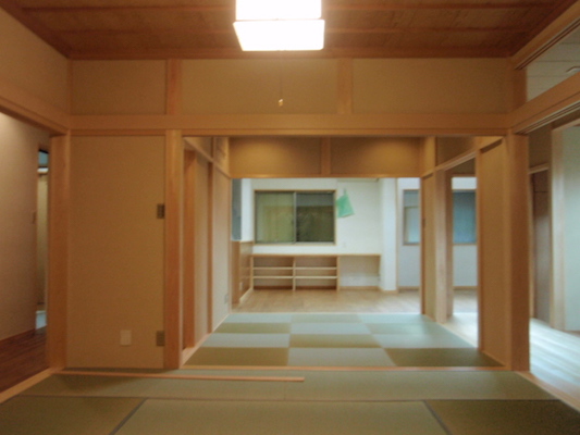 二間続きの和室